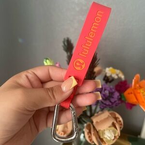 Lululemon Silicone Keychain